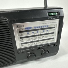 SONY ICF-34 AM/FM/TV/Weather Portable Radio AC or Battery Tested
