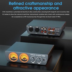Douk Audio H7PRO HIFI 300W Digital Amplifier w/VU Meter TPA3255 Stereo Power Amp