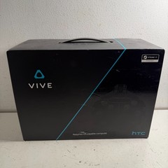 HTC Vive Black Virtual Reality System Headset w/Two Motion Sensing Controllers