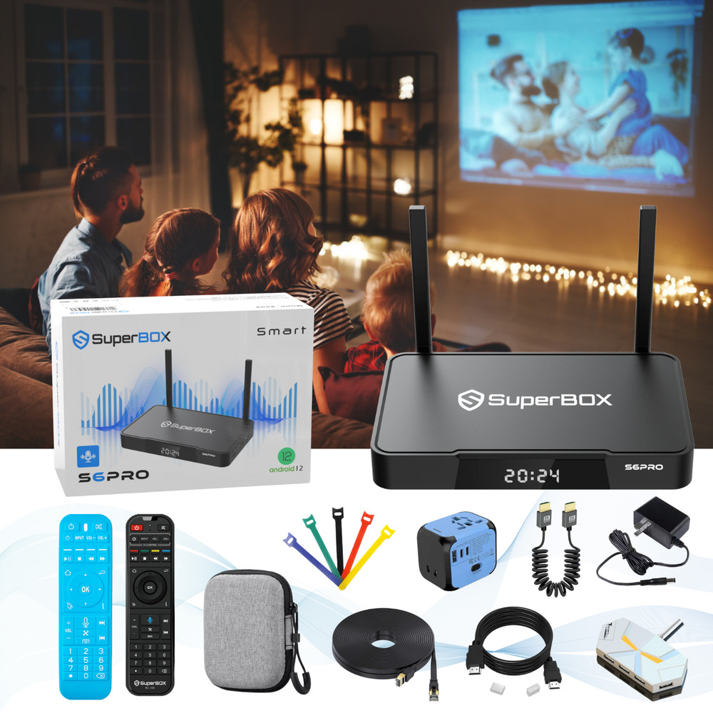 SuperBox S6 Pro 32GB 6K Streaming TV Box 2026 Authorized Seller Ship from USA