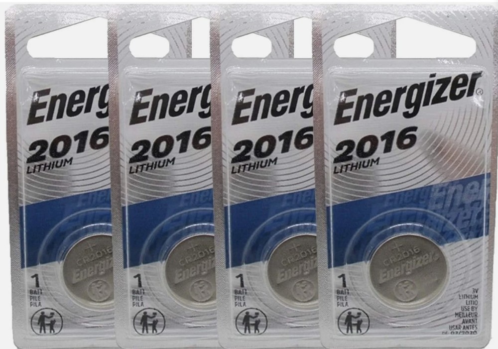 Energizer 2016 3V Lithium Button Cell Battery 4 Count Brand New Exp 2030