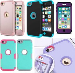 For iPod Touch 6th & 7th Gen – Hard & Soft Hybrid Shockproof Armor Case Cover