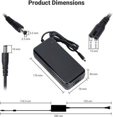 Fosi Audio 48V 5A Power Adapter Supply for Home Audio Bluetooth Stereo Receiver