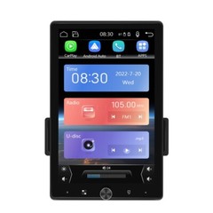 10.4″ 1 DIN Car Stereo Radio Carplay Android Auto Vertical Screen GPS + Camera