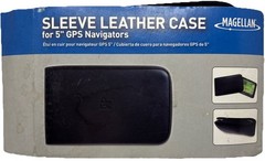 Magellan AN0113SGXXX Leather GPS Case—NO Sleeve—5″—Black—NEW—SHIPS IN 24 HOURS—