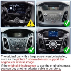 For Ford Focus 2012-2018 Apple Carplay Car Stereo Radio GPS Android 15 4+64GB