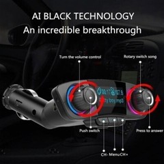 Wireless Bluetooth FM Transmitter Car Stereo Audio MP3 AUX Adapter USB Charger