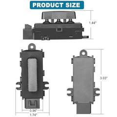 Power Seat Switch 6-Way Driver Seat Adjustment Switch Compatible with 1999
