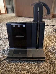 Plantronics Wireless Headphones Set – Black Connect Computer Cell Phone Office