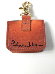 NWOT – Anuschka Hand Painted AIRPOD Leather Case – 15 Different To Choose From