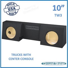 Regular Cab / Single Cab Truck 10″ Dual Sealed TW3 Sub Box Subwoofer Enclosure