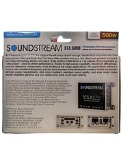 SOUNDSTREAM ST4.500D MOTORCYCLE 4 CHANNEL 500W SPEAKER COMPACT SMALL AMPLIFIER