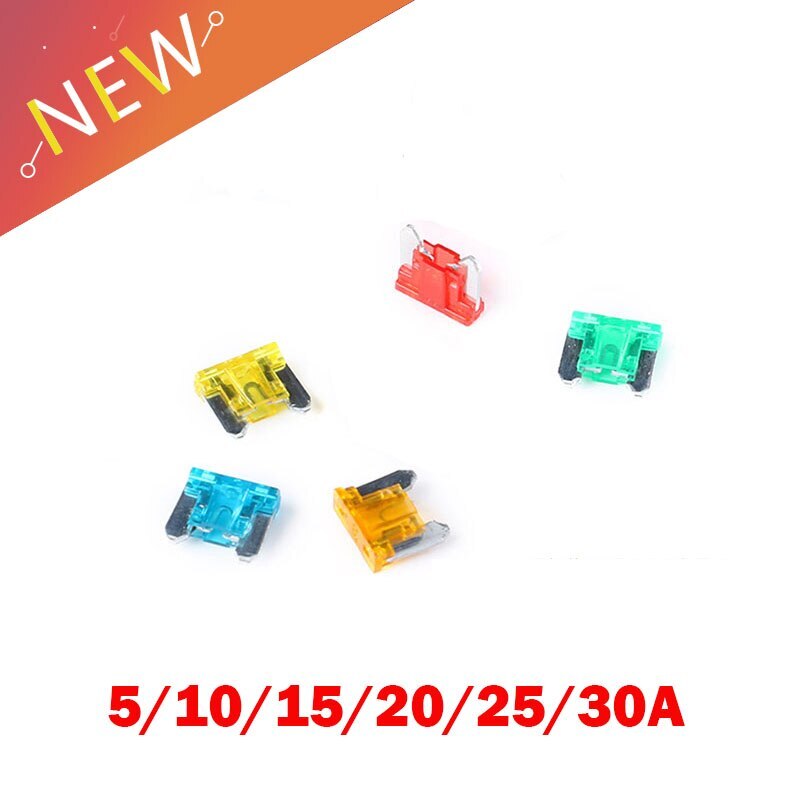 60Pcs 5/10/15/20/25/30A Auto Car Truck Standard Mini Blade Fuses Kit Accessories