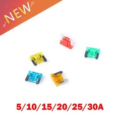 60Pcs 5/10/15/20/25/30A Auto Car Truck Standard Mini Blade Fuses Kit Accessories
