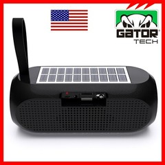 Bluetooth Wireless Portable Speaker Solar Power Stereo Bass USB SD FM Radio LOUD