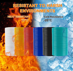 16 Gauge Wire 600FT, 16 AWG Auto 100ft Each Spool 6 Colors Copper Clad Aluminium