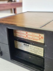 Vintage RCA YZD 560W Walnut Finish CASSETTE DECK RECORDER & Cord 2 Channel