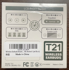 T21 Wireless Earbuds In ear Active Noise Canceling Deep Bass HD Call New in Box