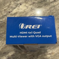 Quad Multi Viewer 4×1 Seamless HDMI Switch Full HD 1080p (HD-401MR)