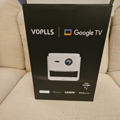 【Official Licensed Google TV】4K Smart Projector with Wifi and Bluetooth, Outdoo