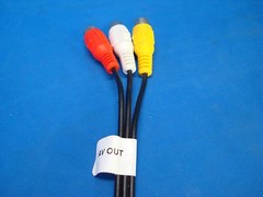 UNIVERSAL 20-PIN AUX AUDIO VIDEO INPUT OUTPUT RCA PLUG AV cut to fit