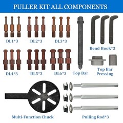 21 in1 Bearing Puller Set, Blind Hole Bearing Removal Tool, Internal Blue