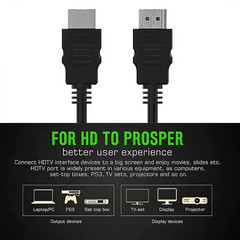 HDMI Cable 1.4 Compatible 4K Ultra HD For PS4, PS5 HDTV Projector 6FT Long Lead