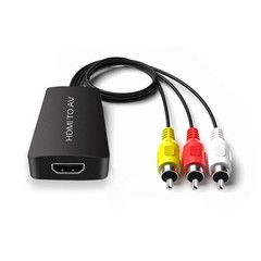 HDMI to AV RCA Composite Converter, 1080P Support for Roku Fire Stick PS4 Xbox C
