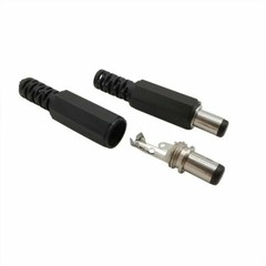 10pcs DC 5.5x 2.15mm Male Barrel DC Power Plug Connector for CCTV M71