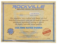 Rockville dB16 8000 Watt Peak/2000w RMS Mono 2 Ohm Amplifier Car Audio Amp