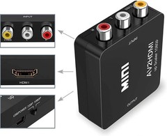 Multi Pack RCA AV to HDMI HD Converter Composite CVBS Video Adapter Wii NES SNES