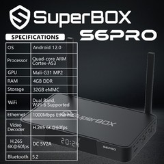 SuperBox S6 Pro BOX – Authorized Distributor – Free Shipping Message To Me