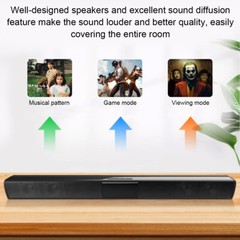 TV Surround Sound Bar Speaker System Wireless BT Subwoofer Home Theater + Remote