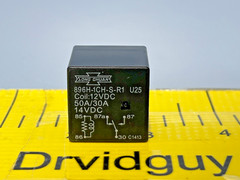 Lot of 5 Song Chuan 896H-1CH-S-R1 Automotive Relays 50AMP 12VDC