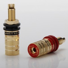 CMC HiFi Audio Gold Plated Binding Post Brass Banana Jack Socket Female Terminal
