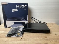 Lonpoo Blu-ray Disc Player, Full HD 1080p, DVD Upscaling, HDMI Output, USB and