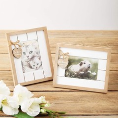 Rustic Wood Family, Friend or Pet Memorial 8×6.25 Inch (Pack of 1), Brown