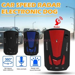 2021 Car Anti-Police Speeding Radar Detector Voice Alert 16 Band 360° GPS Camer