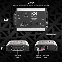 NVX XLOC22X 2 inputs / 2 outputs Line Output Converter with Remote Level Control