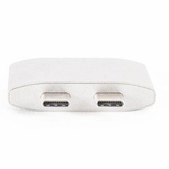 Cordless Dual Type-C to HDMI Adapter 4K USB-C Hub with Charging for MacBook Pro