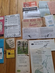 Vtg. Various Appliance, Lawn, Bicycle Manuals: