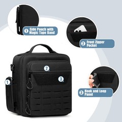 Pilot Headset Bag, Aviation Headset Case, Pilot Bag with Top handle and Detac…