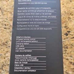 Logitech Harmony Ultimate One IR Rechargeable Wireless Remote, Black 915-000224