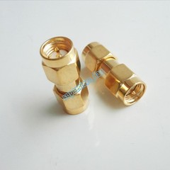 1Pcs SMA male to SMA male plug in series RF coaxial adapter connector Wifi