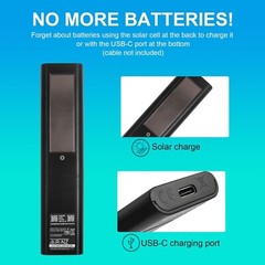 New BN59-01385A/BN59-01357F For Samsung Solar USB Rechargeable Voice TV Remote