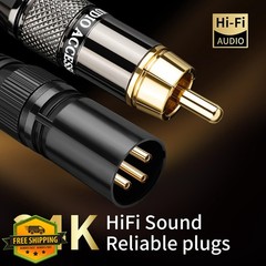 YYTCG 1.64ft RCA to XLR Audio Cable 2 Pack
