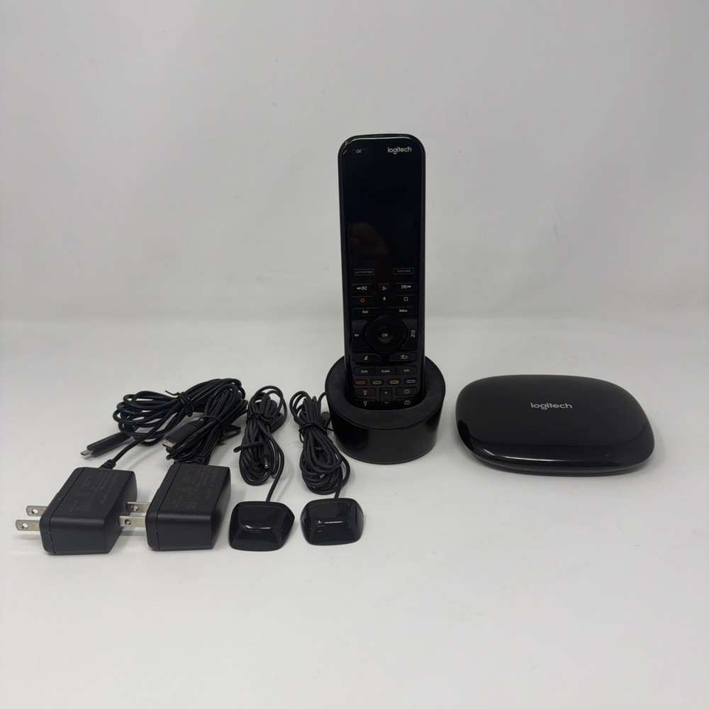 Logitech Harmony Elite PRO Remote System N-R0010 / O-R004 w/ Hub & Dock