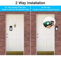 Adhesive Mount Doorbell Bracket No Drill Compatible Ring Video Doorbell Holder