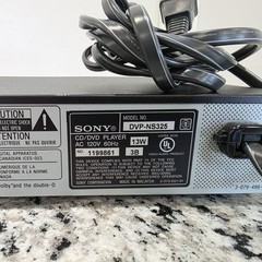 Sony DVP-NS325 CD DVD Player Tested Works with Remote and AV Cables