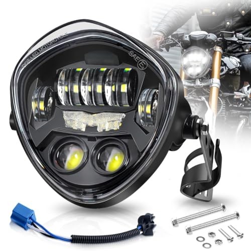 7 Inch LED Motorcycle Headlight 7in C3 Motorcycle Headlight with DRL Triangle